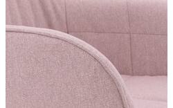 Goossens basic eetkamerstoel lize roze stof - 8235235-goossens-basic-lize-eetkamerstoel-stof-roze-01