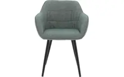 Goossens basic eetkamerstoel lize groen stof - 8235236-goossens-basic-lize-eetkamerstoel-stof-groen-01