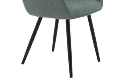 Goossens basic eetkamerstoel lize groen stof - 8235236-goossens-basic-lize-eetkamerstoel-stof-groen-01