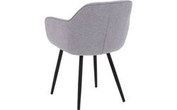 Goossens basic eetkamerstoel lize grijs stof - 8235237-goossens-basic-lize-eetkamerstoel-stof-grijs-02