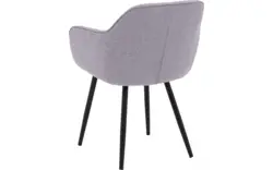 Goossens basic eetkamerstoel lize grijs stof - 8235237-goossens-basic-lize-eetkamerstoel-stof-grijs-01