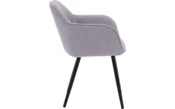 Goossens basic eetkamerstoel lize grijs stof - 8235237-goossens-basic-lize-eetkamerstoel-stof-grijs-01