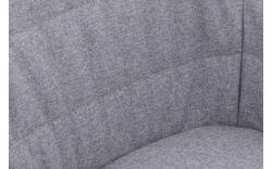 Goossens basic eetkamerstoel lize grijs stof - 8235237-goossens-basic-lize-eetkamerstoel-stof-grijs-01