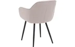 Goossens basic eetkamerstoel lize beige stof - 8235238-goossens-basic-lize-eetkamerstoel-stof-bruin-01