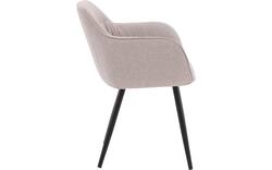 Goossens basic eetkamerstoel lize beige stof - 8235238-goossens-basic-lize-eetkamerstoel-stof-bruin-01