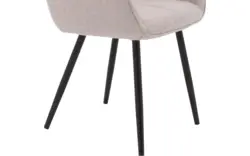 Goossens basic eetkamerstoel lize beige stof - 8235238-goossens-basic-lize-eetkamerstoel-stof-bruin-01
