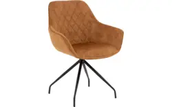 Goossens basic eetkamerstoel ebi geel stof - 8235240-goossens-basic-ebi-eetkamerstoel-stof-geel-01