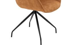 Goossens basic eetkamerstoel ebi geel stof - 8235240-goossens-basic-ebi-eetkamerstoel-stof-geel-01