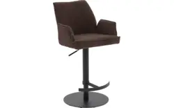 Goossens barstoel laurens bruin stof - 8235254-goossens-laurens-barstoel-stof-01