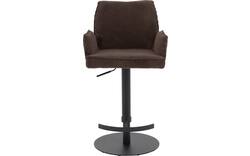 Goossens barstoel laurens bruin stof - 8235254-goossens-laurens-barstoel-stof-01