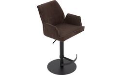 Goossens barstoel laurens bruin stof - 8235254-goossens-laurens-barstoel-stof-01