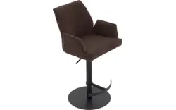 Goossens barstoel laurens bruin stof - 8235254-goossens-laurens-barstoel-stof-01
