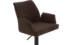Goossens barstoel laurens bruin stof - 8235254-goossens-laurens-barstoel-stof-01
