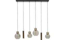 Goossens hanglamp aurora zwart metaal - 8235336-02