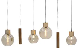 Goossens hanglamp aurora zwart metaal - 8235336-02