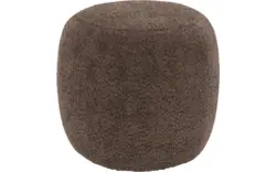 Goossens hocker lizz bruin stof - 8235466-goossens-lizz-hocker-stof-01