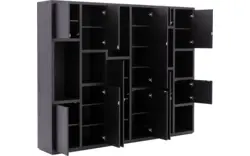 Goossens wandmeubel granada zwart eiken - 8235531-goossens-granada-wandmeubel-eiken-01