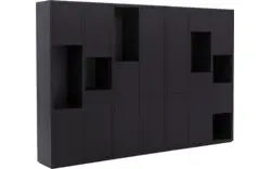 Goossens wandmeubel granada zwart eiken - 8235533-goossens-granada-wandmeubel-eiken-01