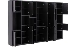 Goossens wandmeubel granada zwart eiken - 8235533-goossens-granada-wandmeubel-eiken-01