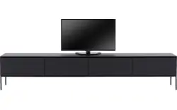 Goossens excellent tv meubel vic zwart eiken - 8235544-goossens-vic-tv-meubel-eiken-zwart-01