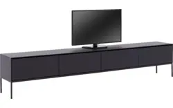 Goossens excellent tv meubel vic zwart eiken - 8235544-goossens-vic-tv-meubel-eiken-zwart-01