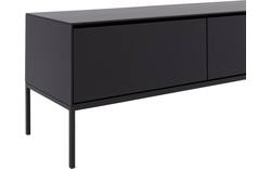 Goossens excellent tv meubel vic zwart eiken - 8235544-goossens-vic-tv-meubel-eiken-zwart-01