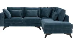 Goossens hoekbank chambre blauw stof - 8235555-goossens-chambre-bank-stof-blauw-01