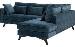 Goossens hoekbank chambre blauw stof - 8235555-goossens-chambre-bank-stof-blauw-01