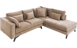 Goossens hoekbank chambre bruin stof - 8235557-goossens-chambre-bank-stof-bruin-01