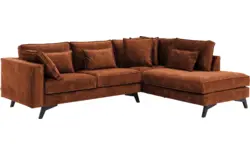 Goossens hoekbank chambre bruin stof - 8235560-goossens-chambre-bank-stof-bruin-01