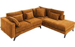 Goossens hoekbank chambre geel stof - 8235561-goossens-chambre-bank-stof-geel-01