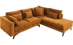 Goossens hoekbank chambre geel stof - 8235561-goossens-chambre-bank-stof-geel-01