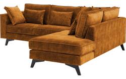 Goossens hoekbank chambre geel stof - 8235561-goossens-chambre-bank-stof-geel-01