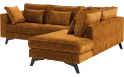 Goossens hoekbank chambre geel stof - 8235561-goossens-chambre-bank-stof-geel-01
