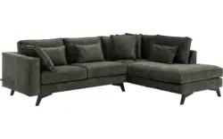 Goossens hoekbank chambre groen stof - 8235563-goossens-chambre-bank-stof-groen-01