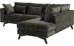 Goossens hoekbank chambre groen stof - 8235563-goossens-chambre-bank-stof-groen-01