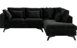 Goossens hoekbank chambre zwart stof - 8235564-goossens-chambre-bank-stof-zwart-01