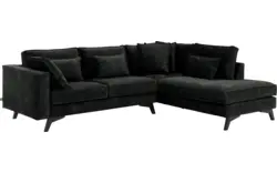 Goossens hoekbank chambre zwart stof - 8235564-goossens-chambre-bank-stof-zwart-01