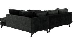 Goossens hoekbank chambre zwart stof - 8235564-goossens-chambre-bank-stof-zwart-01