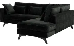 Goossens hoekbank chambre zwart stof - 8235564-goossens-chambre-bank-stof-zwart-01