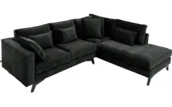 Goossens hoekbank chambre zwart stof - 8235564-goossens-chambre-bank-stof-zwart-01