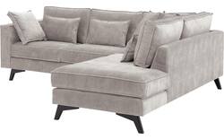 Goossens hoekbank chambre grijs stof - 8235566-goossens-chambre-bank-stof-grijs-01
