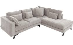 Goossens hoekbank chambre grijs stof - 8235566-goossens-chambre-bank-stof-grijs-01