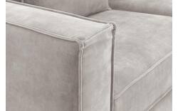 Goossens hoekbank chambre grijs stof - 8235566-goossens-chambre-bank-stof-grijs-01