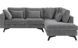 Goossens hoekbank chambre grijs stof - 8235567-goossens-chambre-bank-stof-grijs-01