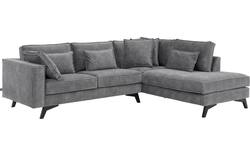 Goossens hoekbank chambre grijs stof - 8235567-goossens-chambre-bank-stof-grijs-01