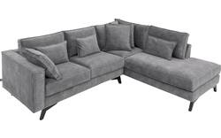 Goossens hoekbank chambre grijs stof - 8235567-goossens-chambre-bank-stof-grijs-01