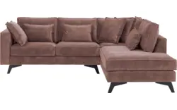 Goossens hoekbank chambre roze stof - 8235568-goossens-chambre-bank-stof-roze-01