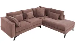 Goossens hoekbank chambre roze stof - 8235568-goossens-chambre-bank-stof-roze-01