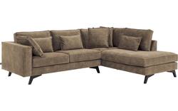 Goossens hoekbank chambre bruin stof - 8235569-goossens-chambre-bank-stof-bruin-01